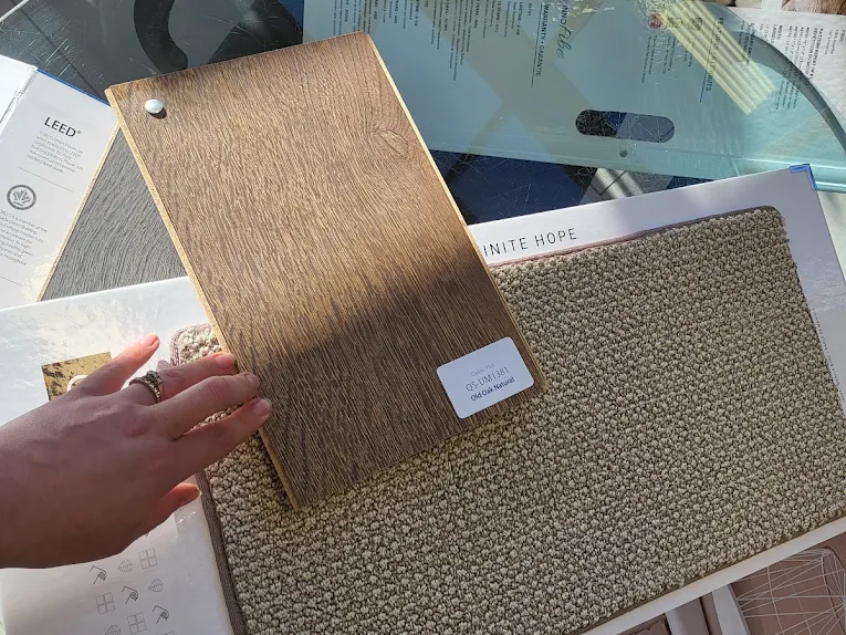 AC Flooring products from showroom