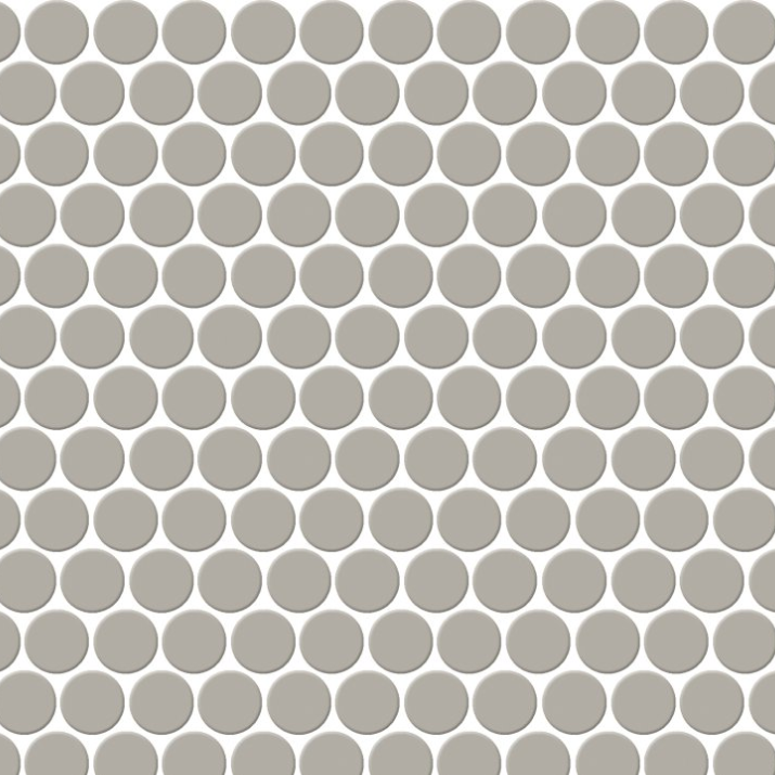 Daltile Keystones Desert Gray, Penny Rounds, Matte