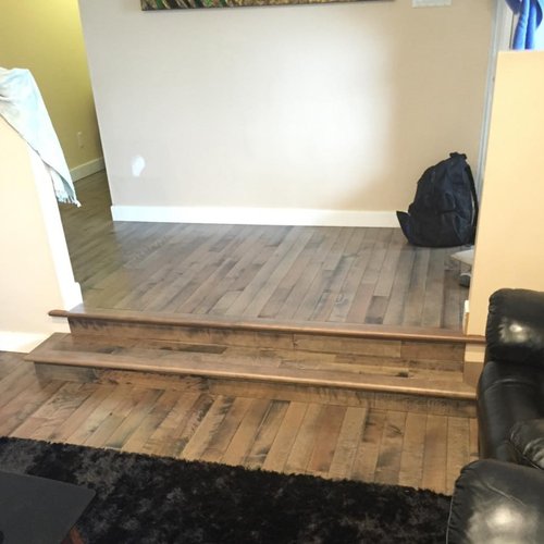 Flooring work completed by AC Flooring in the Saskatoon, SK area